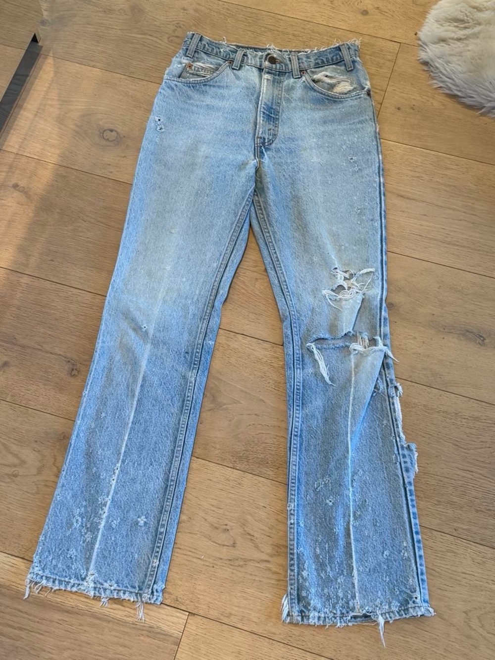 Vintage distressed bootcut Levi’s